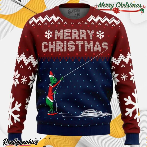 stealing christmas dr. seuss grinch ugly christmas sweater oisl1a