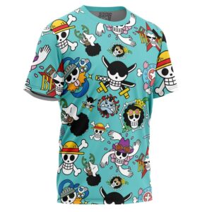 strawhats jolly roger one piece t shirt 2 hz7tlv