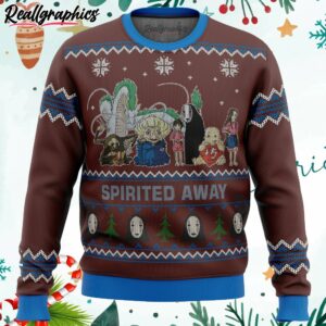 studio ghibli spirited away alt ugly christmas sweater nkbyl