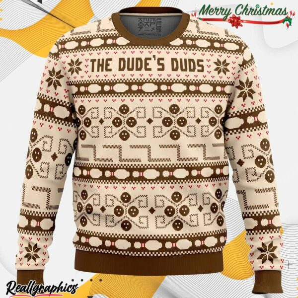 the dude s duds the big lebowski ugly christmas sweater undfvh