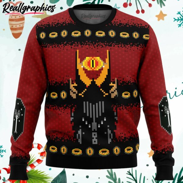 the lord of the rings christmas ugly christmas sweater ayar4