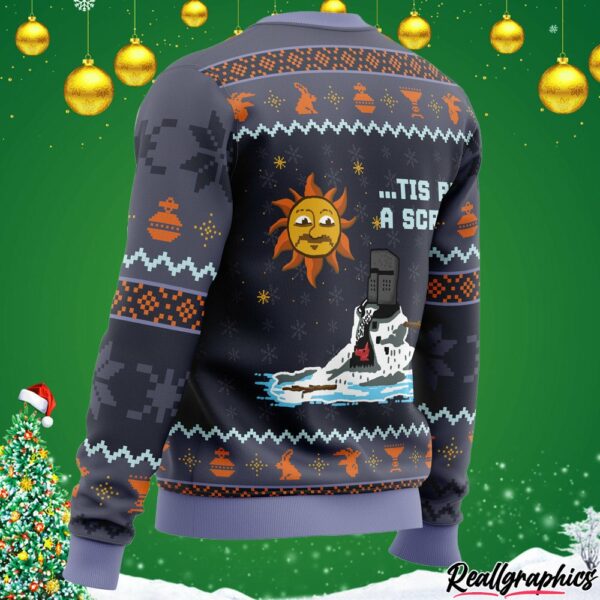 the melting knight monty python ugly christmas sweater 3 cx1gq