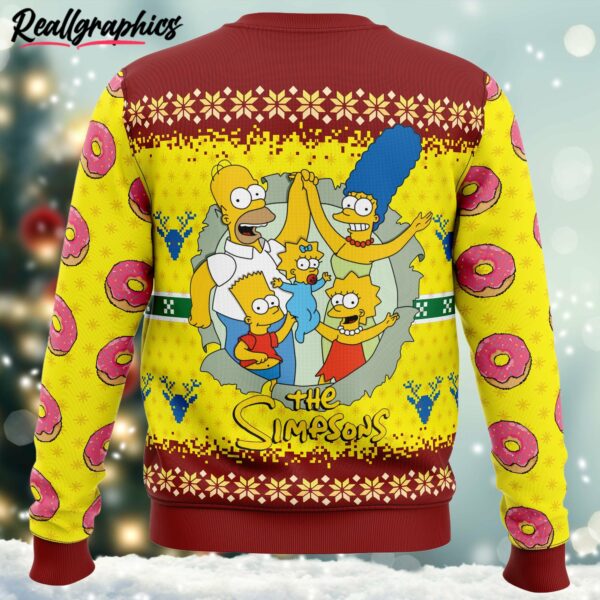 the simpsons ugly christmas sweater 2 vr07b