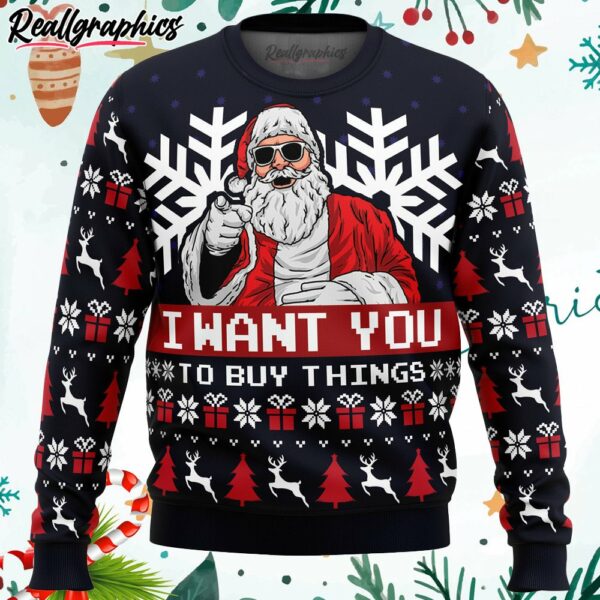 uncle santa claus ugly christmas sweater levnq