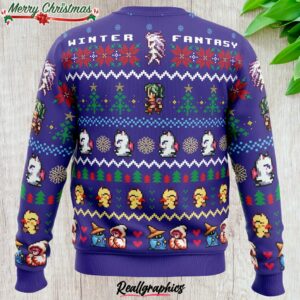 winter fantasy final fantasy ugly christmas sweater 1 pk2ntt