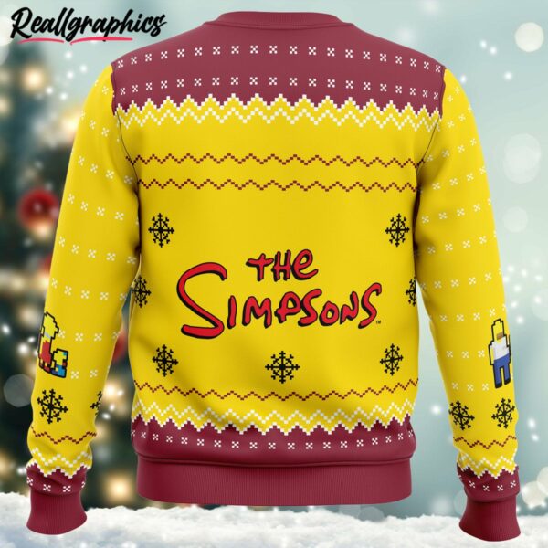 worst xmas ever the simpsons ugly christmas sweater 2 clvpr