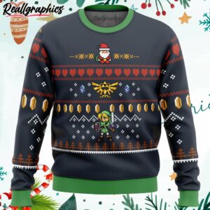 zelda santa link ugly christmas sweater 5rcjj
