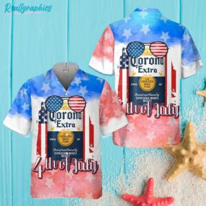 4th of july corona extra hawaii shirt roycnk