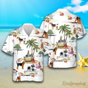 airedale beach hawaiian shirt aloha shirt vxjgwg