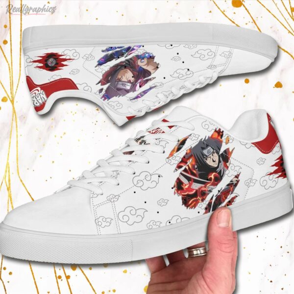 akatsuki sneakers custom naruto anime stan smith shoes 2 gzchic