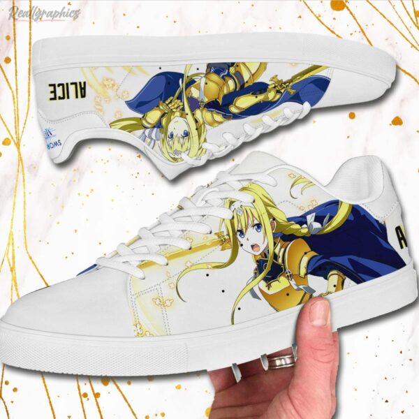 alice zuberg skate sneakers sword art online custom anime shoes 2 ycjbl1
