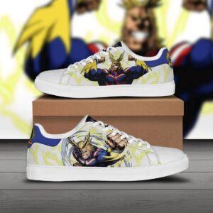 all might skate sneakers custom my hero academia anime shoes 1 psapmt