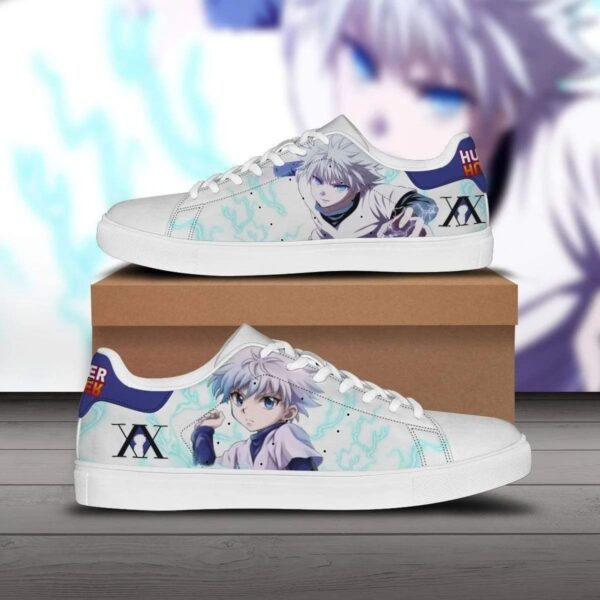 anime shoes hunter x hunter killua low top custom sneakers 1 csl6yg