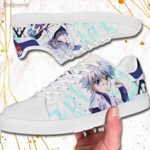 anime shoes hunter x hunter killua low top custom sneakers 2 bg5ice