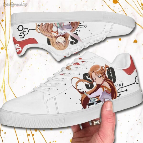 asuna yuuki sneakers custom sword art online anime stan smith shoes 3 ovy9da
