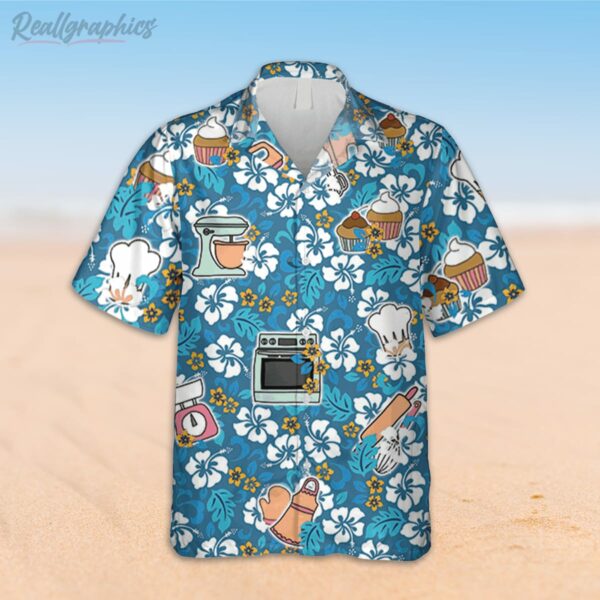bakery blue hawaiian shirt cakes clothing 2 p3vka5