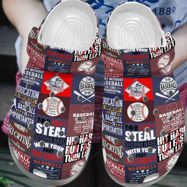 baseball stickers motivation shoes clog baseball son daughter perfect family cuqgtv
