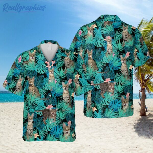 bengal cat hilarious hawaiian shirt aloha clothing for dad 1 vyegh1