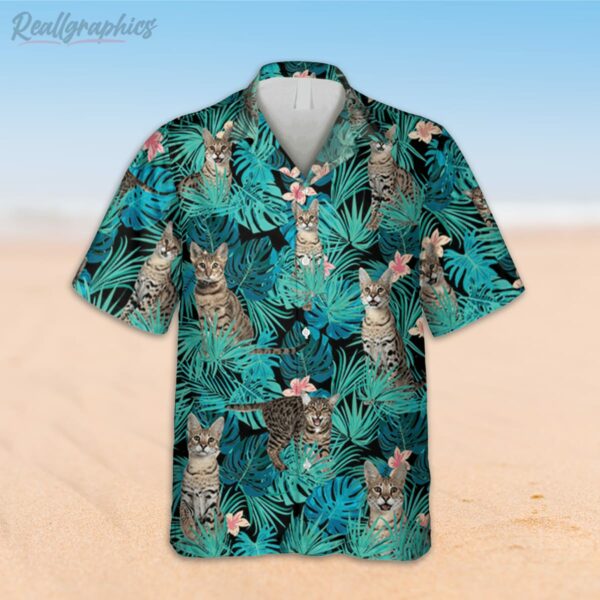 bengal cat hilarious hawaiian shirt aloha clothing for dad 2 w6j5q9
