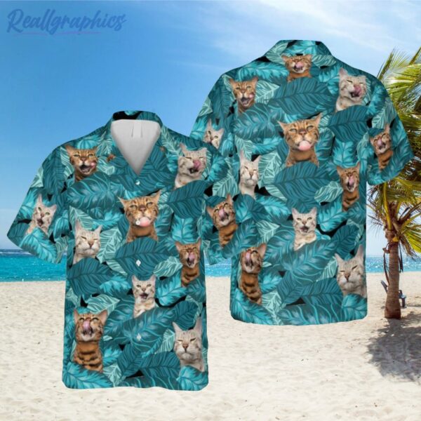 bengal cat tropical hawaiian shirt gift for cat mom 1 cocovi