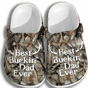 best buckin dad ever clog shoes deer shoes clog clog beautiful couple cgawnm