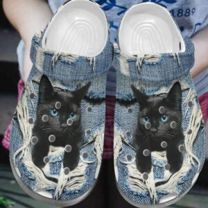 black cat scratch jean shoes little animal clog clogbland clog j7sr9k