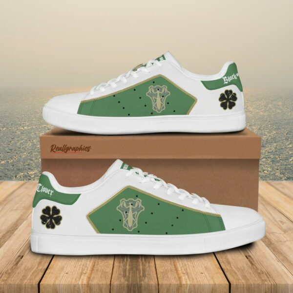 black clover green mantis stan smith shoes custom anime sneakers 1 axhrss