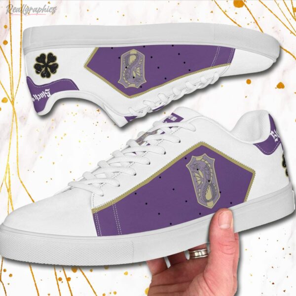 black clover purple orca stan smith shoes custom anime sneakers 4 usg9rq