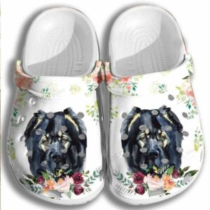 black dog clog shoes for women flower dog shoes clogbland clog rzhgwn