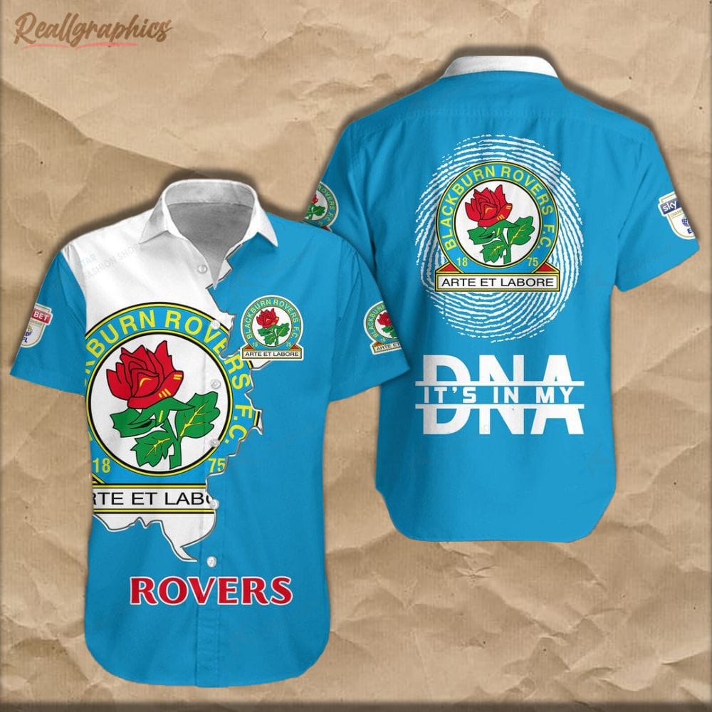 Blackburn Rovers Is My DNA Hawaiian Shirt