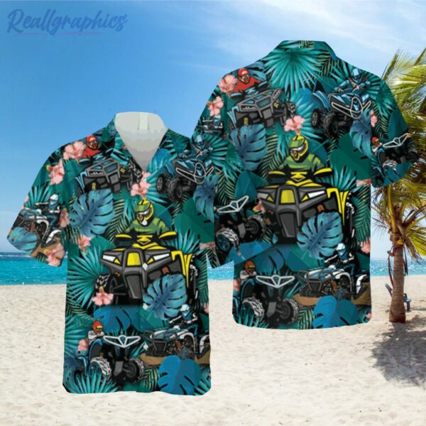 blue atv motorhawaiian shirt hawaiian outfit racing gift 1 nqt5kc