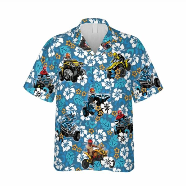 blue floral atv motorhawaiian shirt aloha shirt travel outfit 2 whdpua