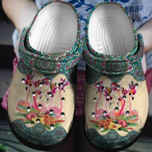 boho flamingo shoes vintage clog clogbland clog for woman girl hficqp