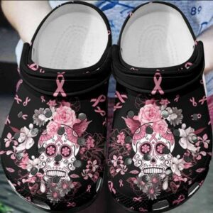 breast cancer awareness classic clog floral sugar skull classic clog sugar skull classic clog esljyg