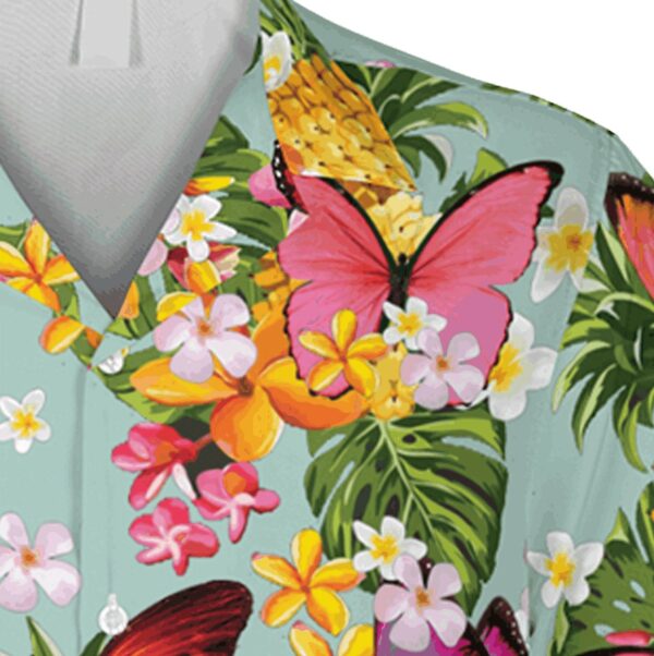 butterflies and pineapple hawaiian shirt fruits summer shirt 3 ip5bne