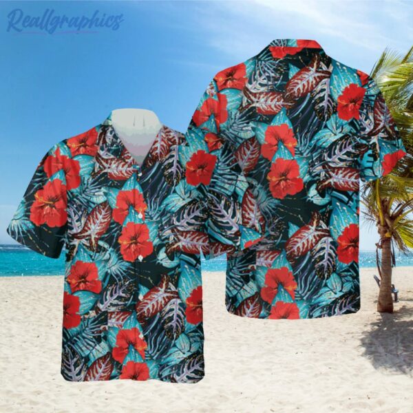 corlorful hibicus hawaiian shirt 3d print clothing 1 i4vhpi