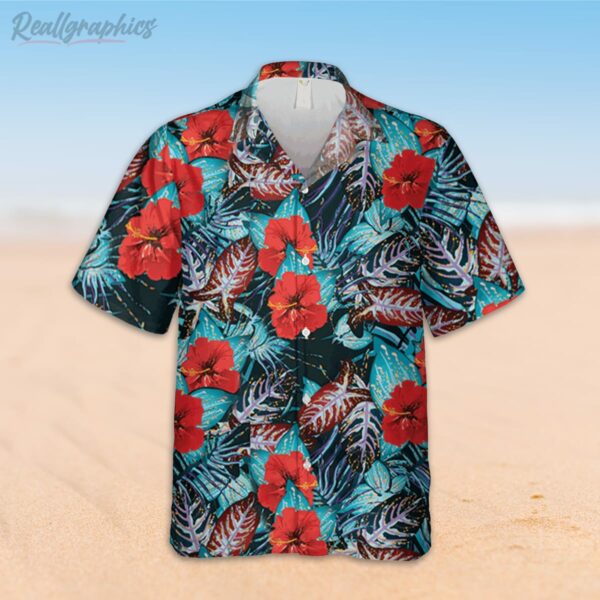 corlorful hibicus hawaiian shirt 3d print clothing 2 dbhg2q