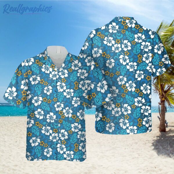 floral blue hawaiian shirt summer vintage clothing 1 uqurqh