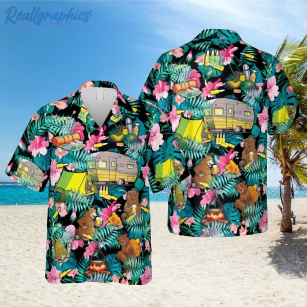 floral hibicus camping shirt summer hawaiian shirt for men 1 aca4ek