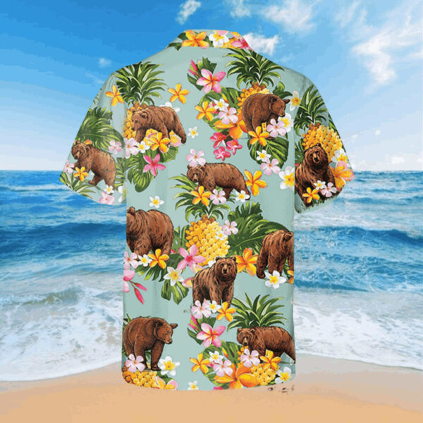 funny bear and pineapple hawaiian shirt 3 kevcrh