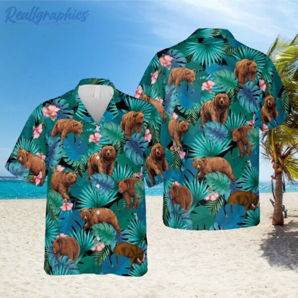 funny bear hawaiian shirt 1 lazopd