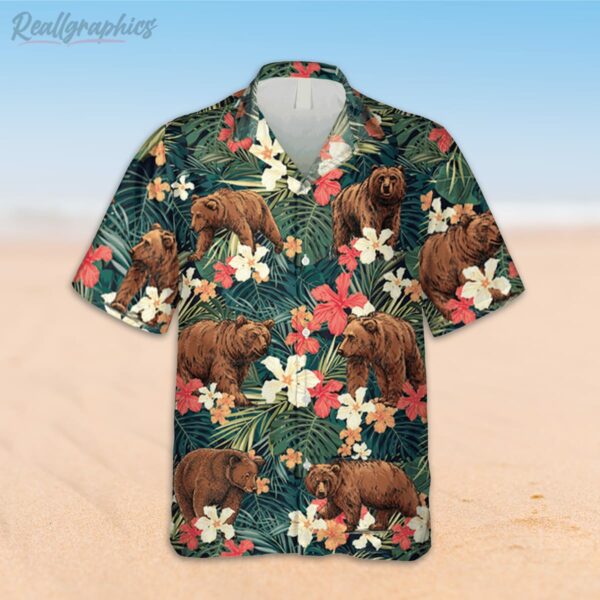 funny bear hawaiian shirt men clothing 2 ktbgnz