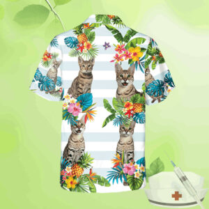 funny bengal cat hawaiian shirt 3 l740cu