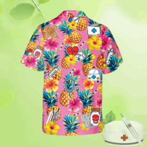 funny pink nurses hawaiian shirt gift for female doctor 3 i31t3g