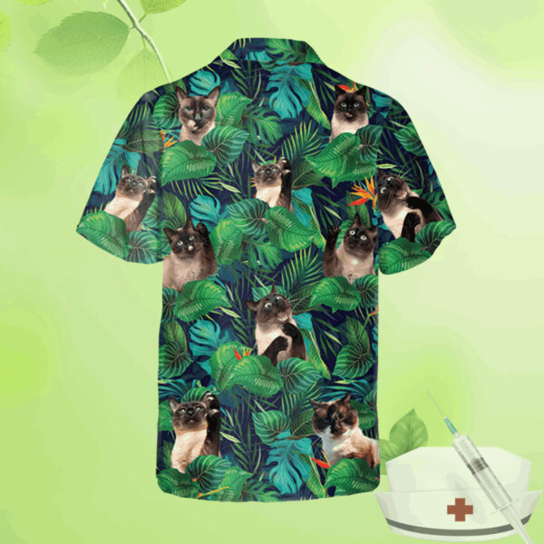funny siamese cat hawaiian shirt vintage 3d print shirts 3 sckk5q