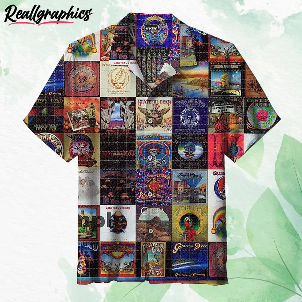 Grateful Dead Universal Hawaiian Shirt, Short Sleeve Button-up Shirt
