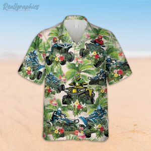 green atv motorhaawaiian 3d print shirt summer outfit 3 yiwyu9