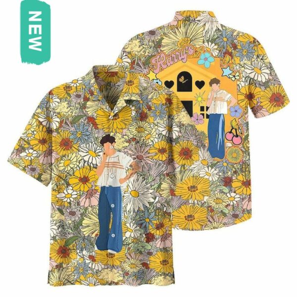 harry house floral hawaiian shirt short sleeve button up shirt rgabva