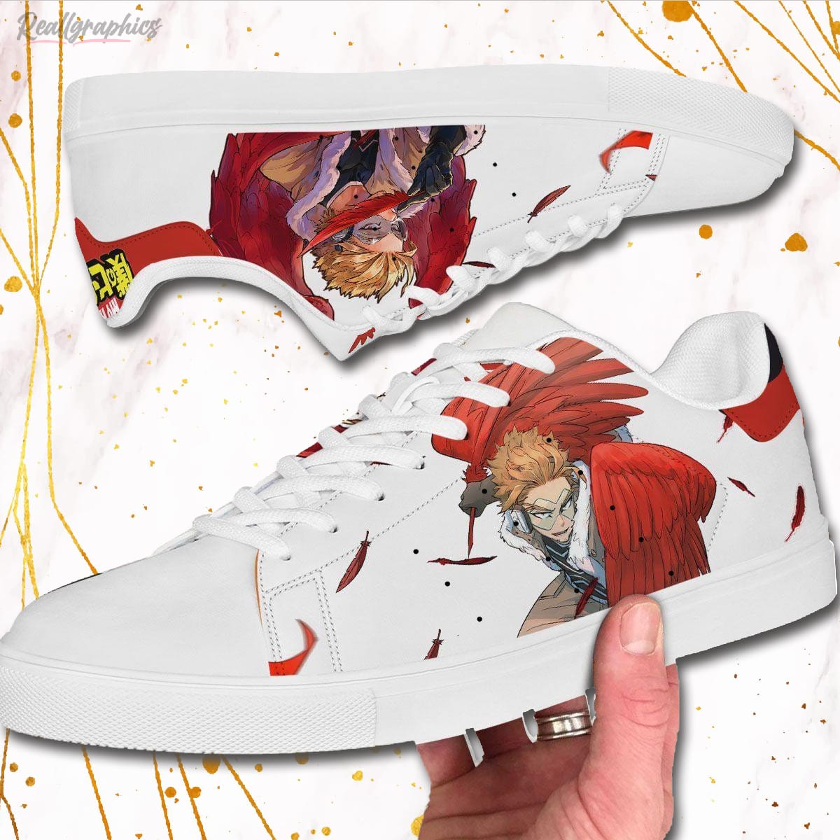 hawks shoes my hero academia mha shoes anime skate sneakers 2 ueo6df