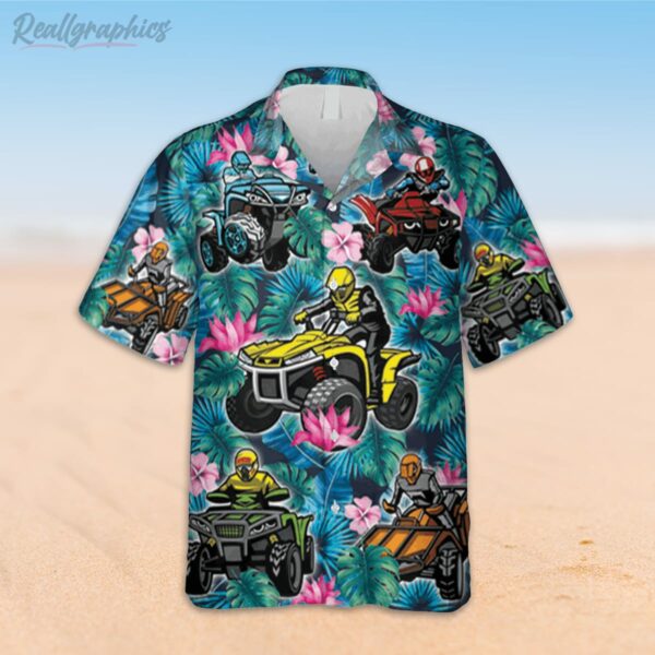 hibicus atv motorshirt hawaiian shirt beach travel outfit 3 pr079p
